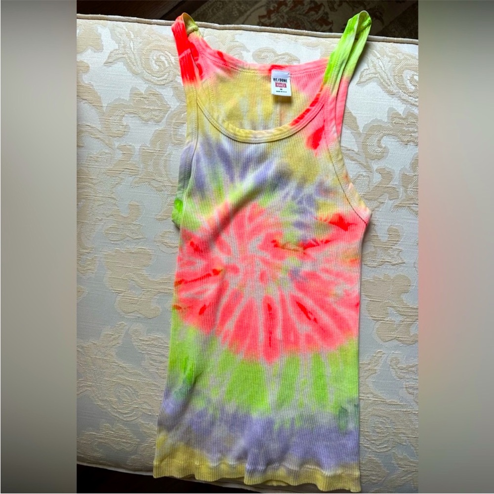 Re/Done tie dye tank NWOT SALE